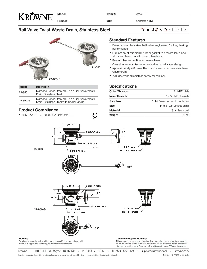 krowne-metal-22-850specsheet.pdf