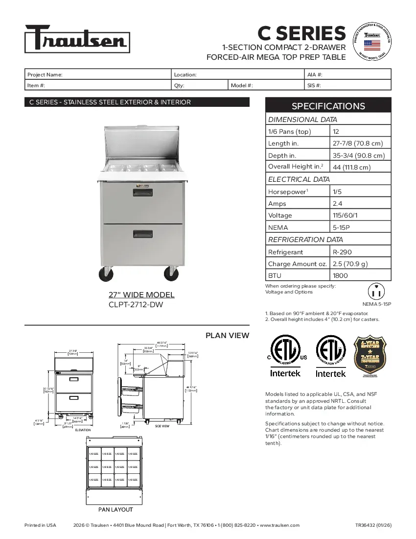 traulsen-clpt-2712-dwspecsheet.pdf