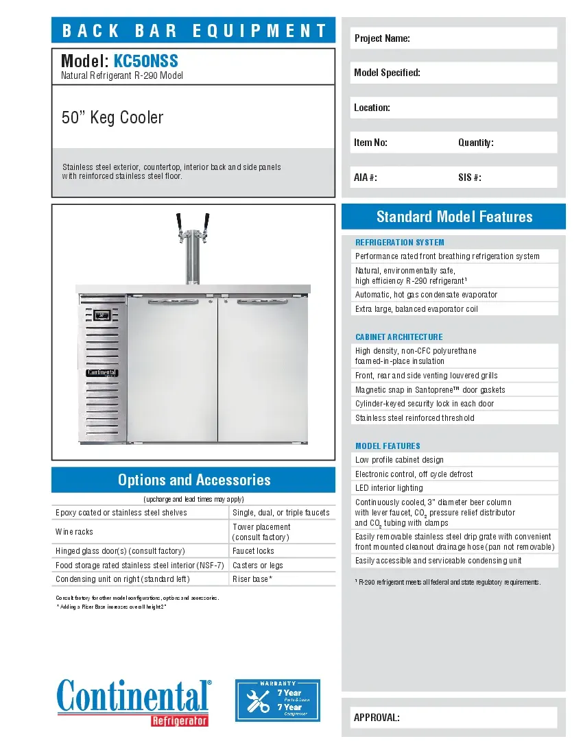 continental-refrigerator-kc50nssspecsheet.pdf