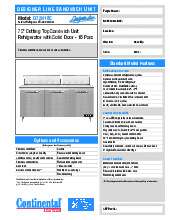 continental-refrigerator-d72n18cspecsheet.pdf