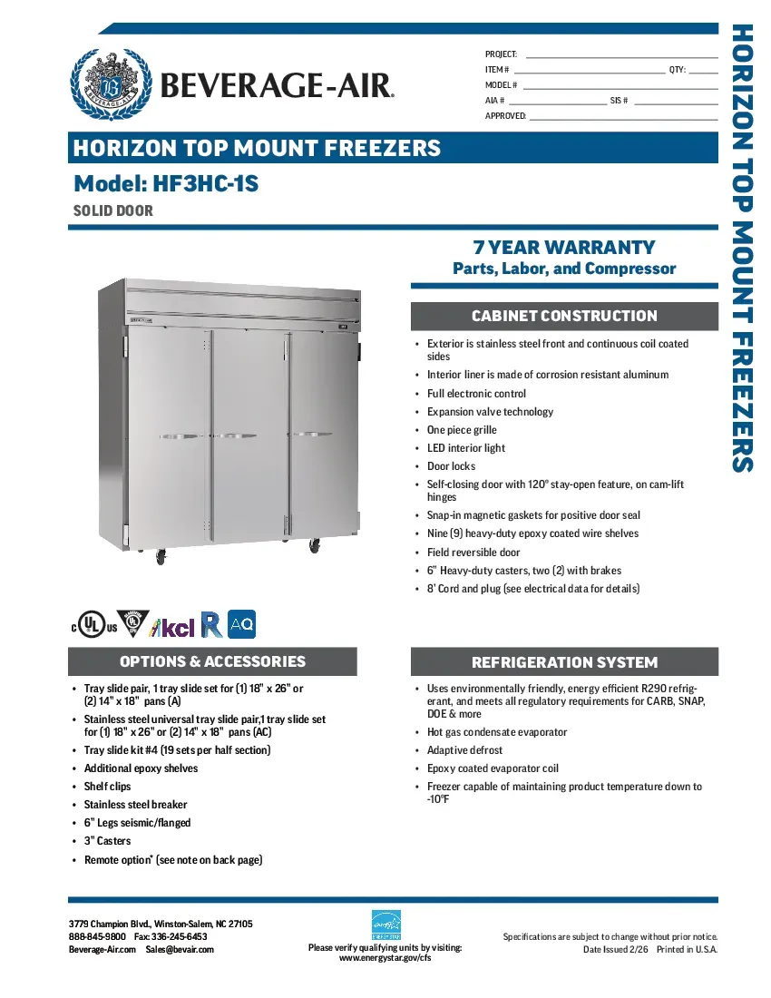 beverage-air-hf3hc-1sspecsheet.pdf