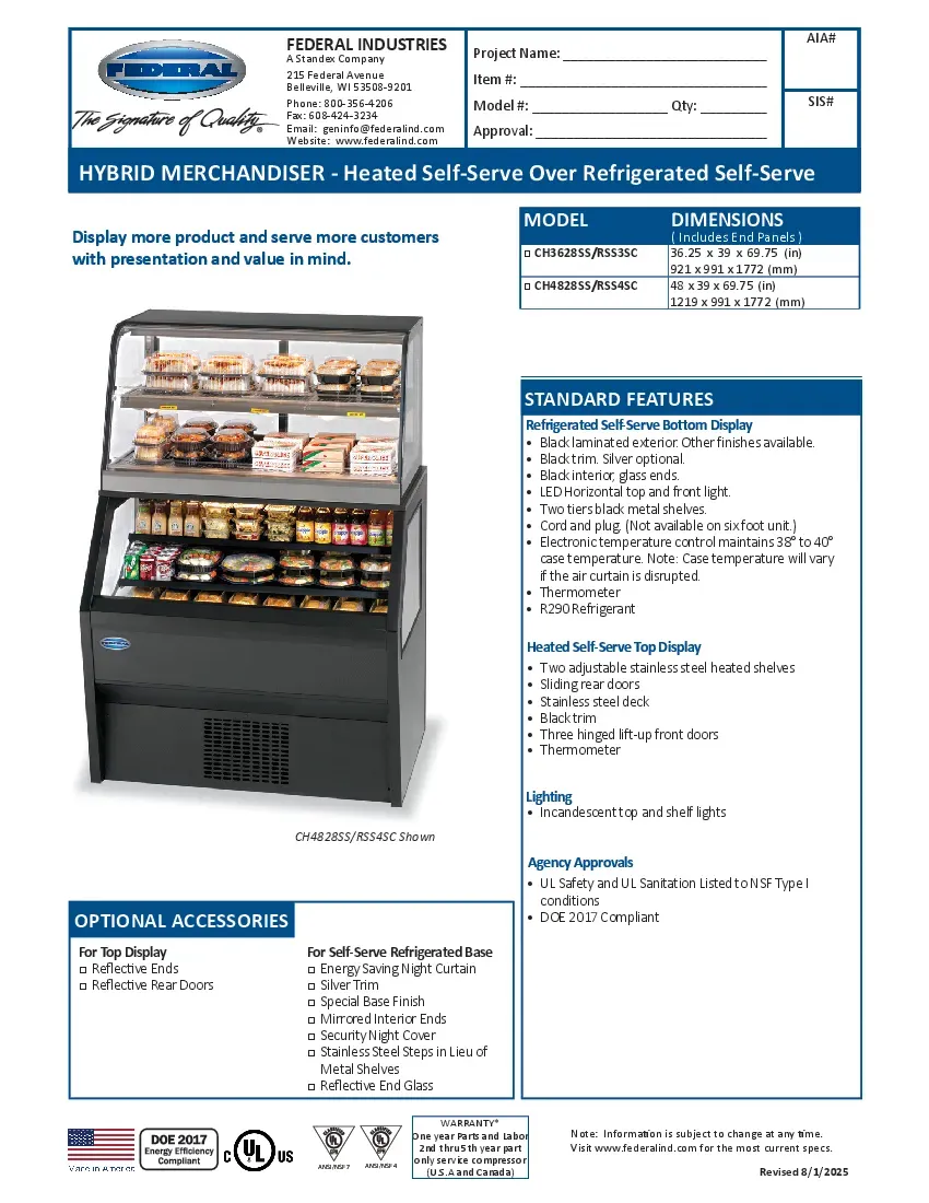 federal-industries-ch4828ssdspecsheet.pdf