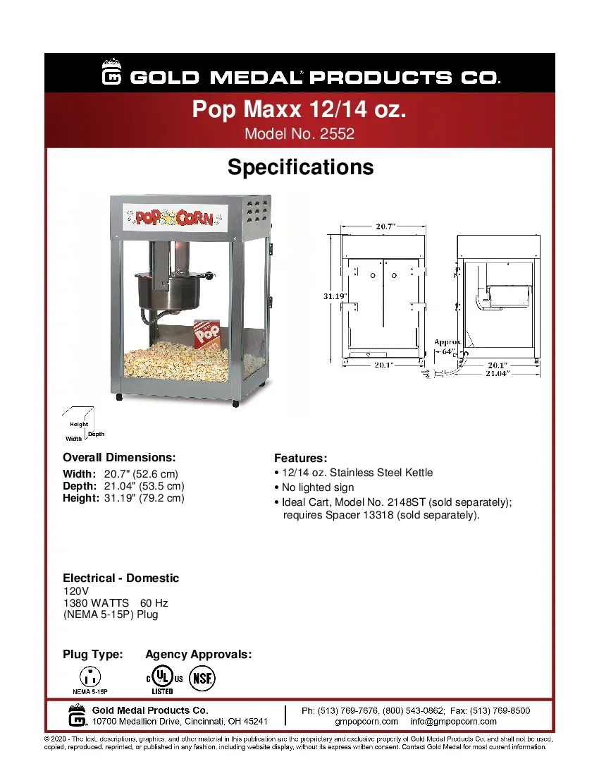 gold-medal-products-2552specsheet.pdf