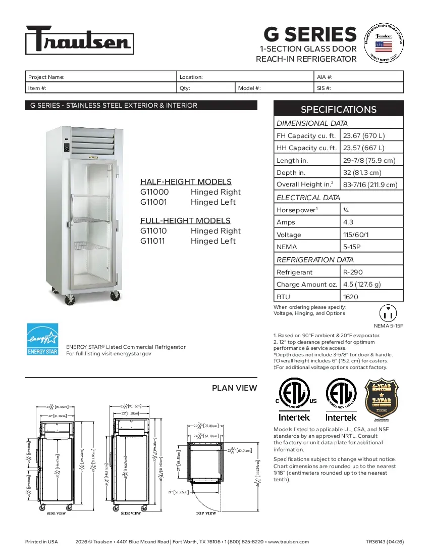 traulsen-g1100specsheet.pdf