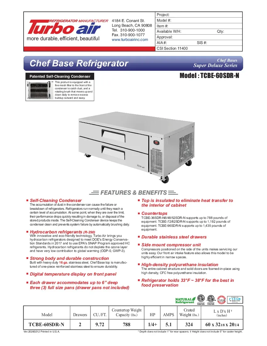 turbo-air-tcbe-60sdr-nspecsheet.pdf