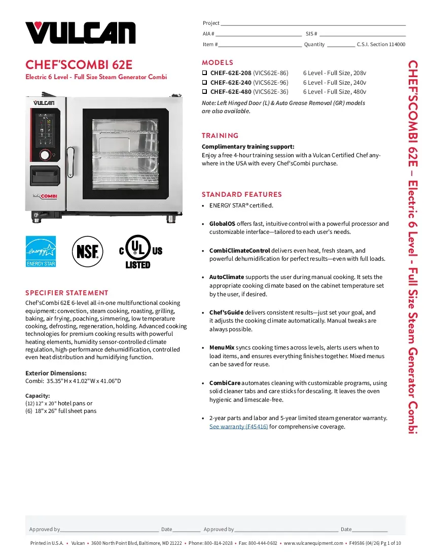 vulcan-chef-62especsheet.pdf