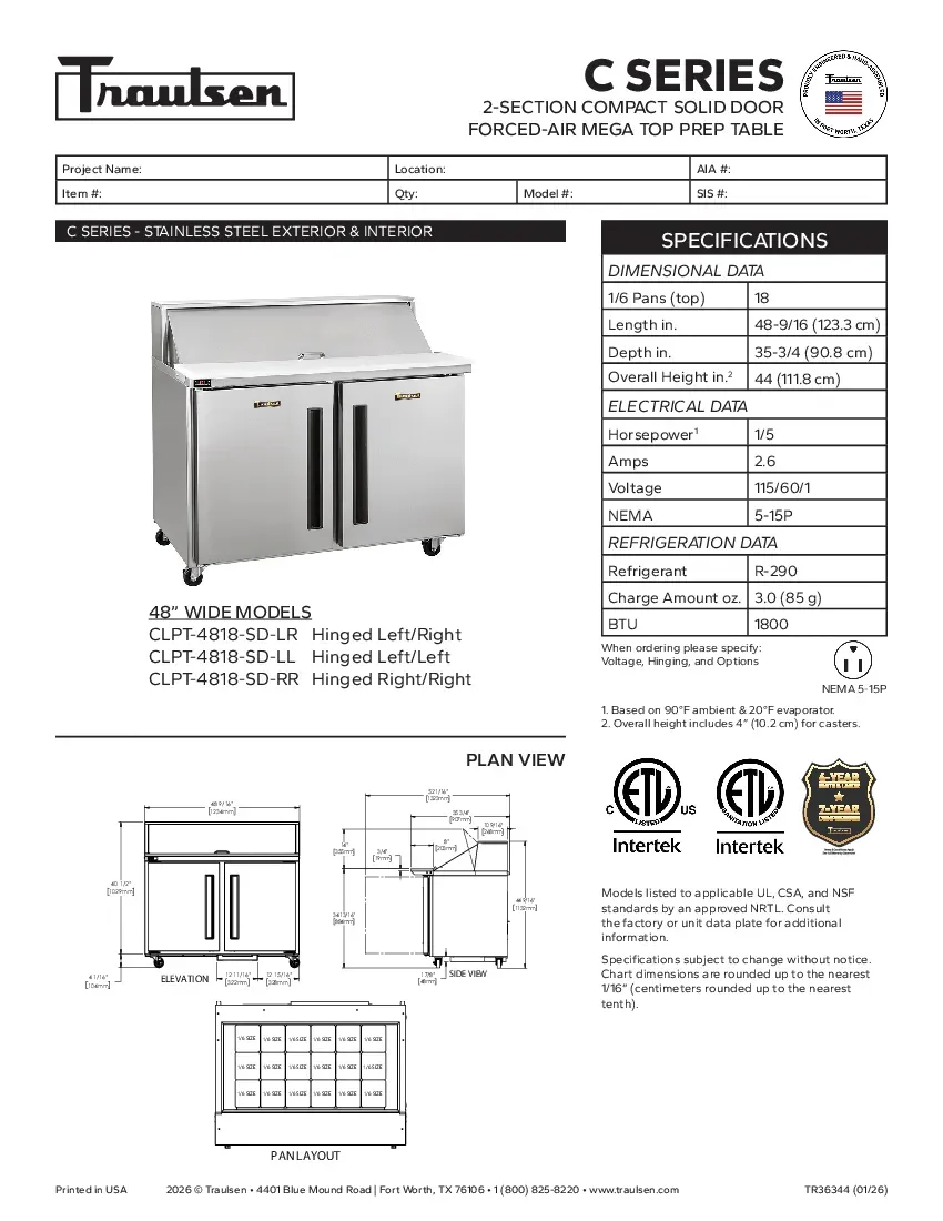traulsen-clpt-4818-sd-rrspecsheet.pdf
