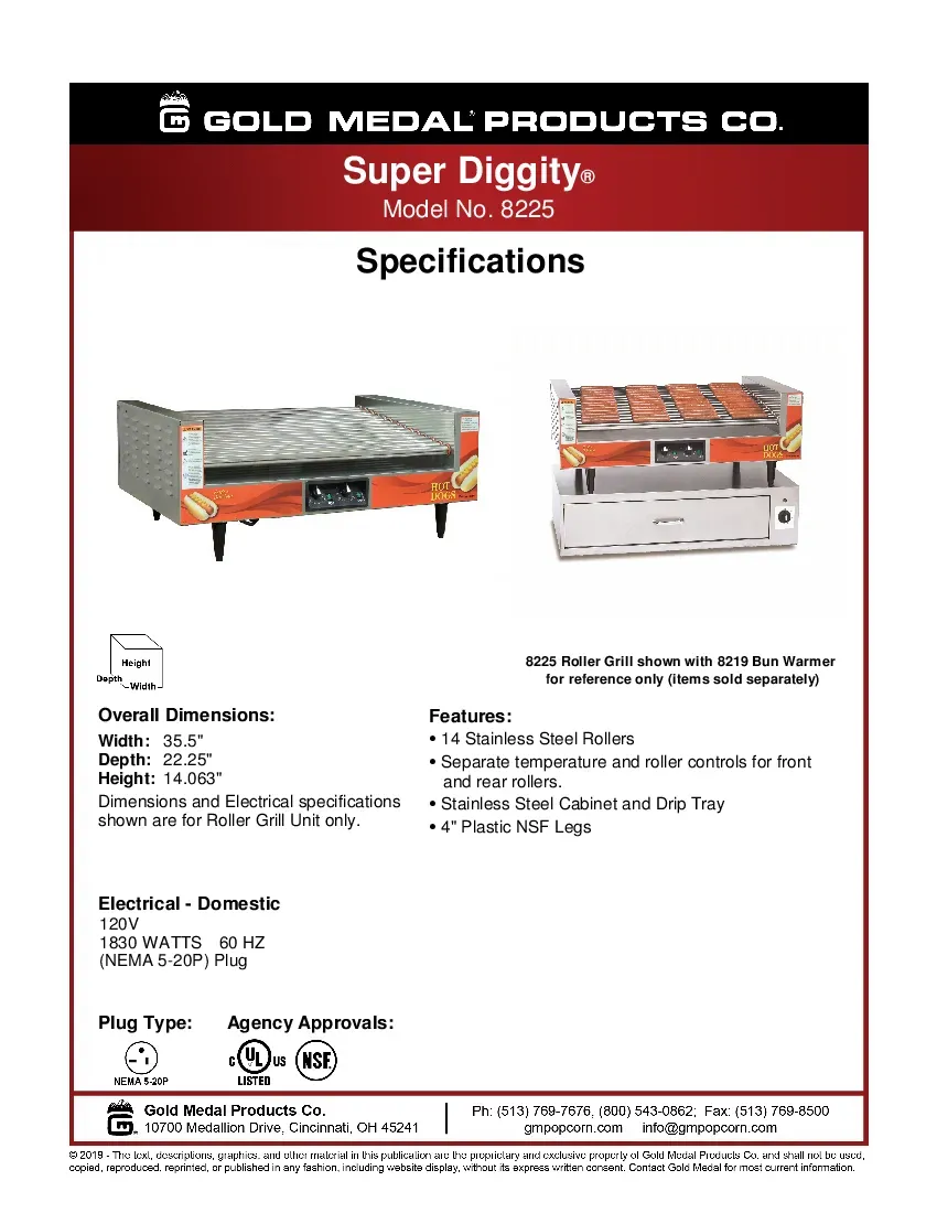 gold-medal-products-8225specsheet.pdf