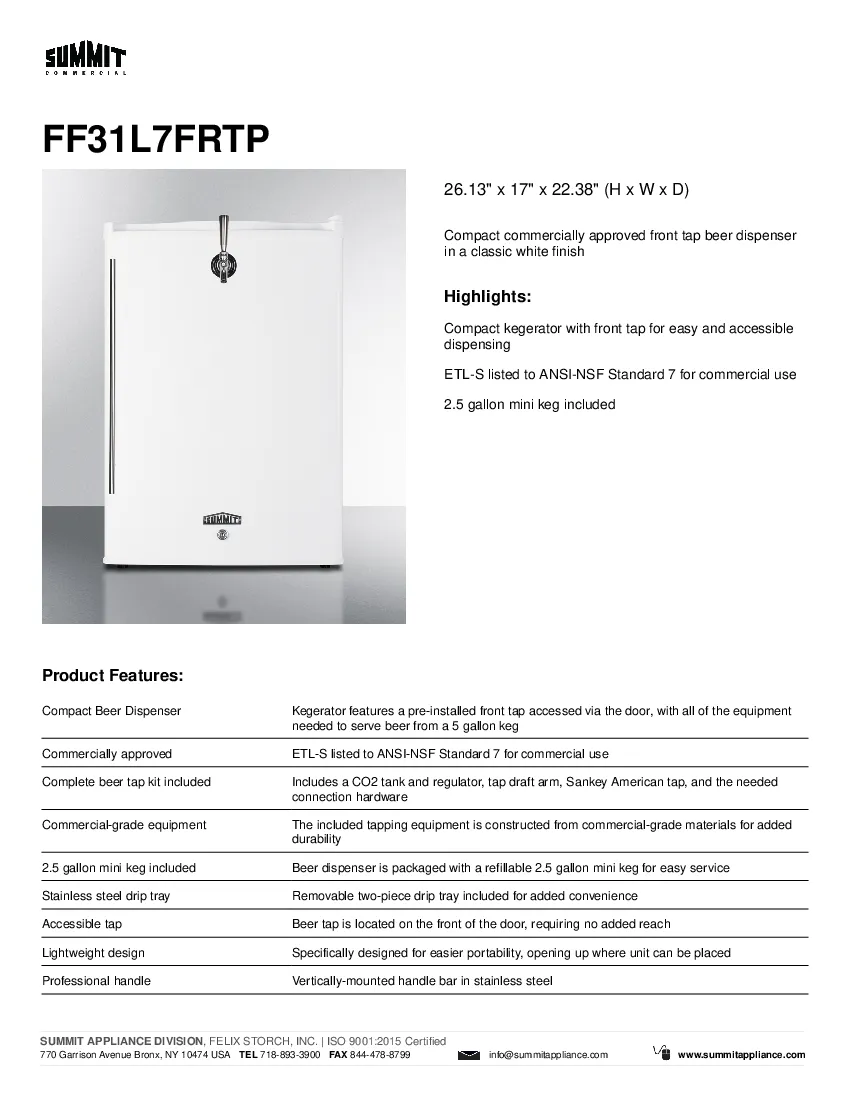 summit-commercial-ff31l7frtpspecsheet.pdf
