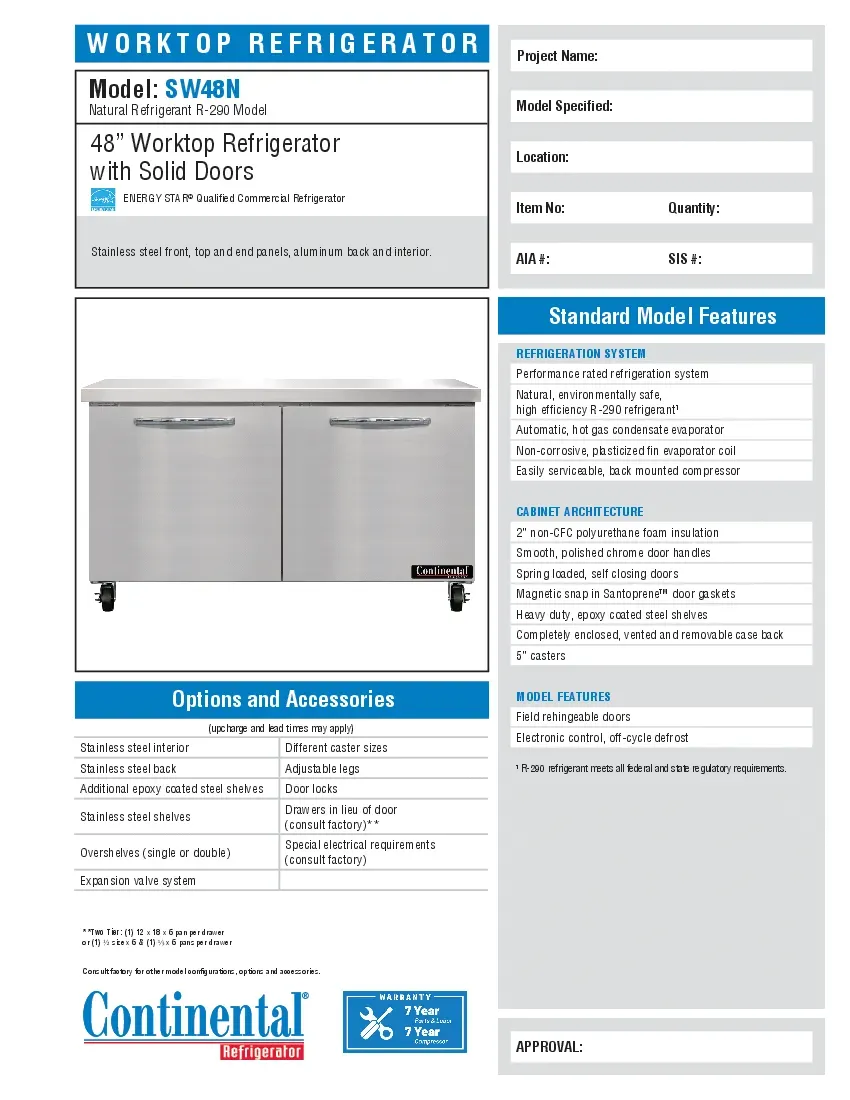 continental-refrigerator-sw48nspecsheet.pdf