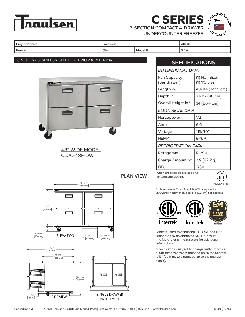 traulsen-cluc-48f-dwspecsheet.pdf