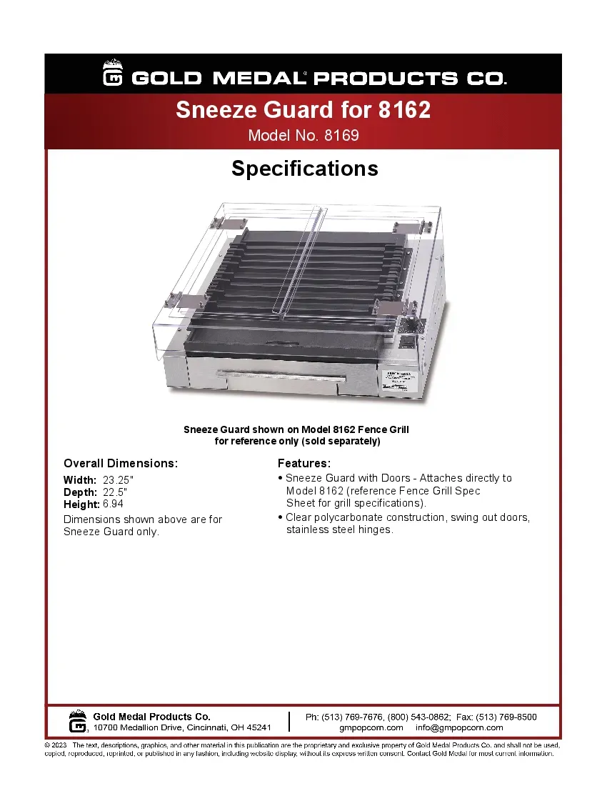gold-medal-products-8169specsheet.pdf