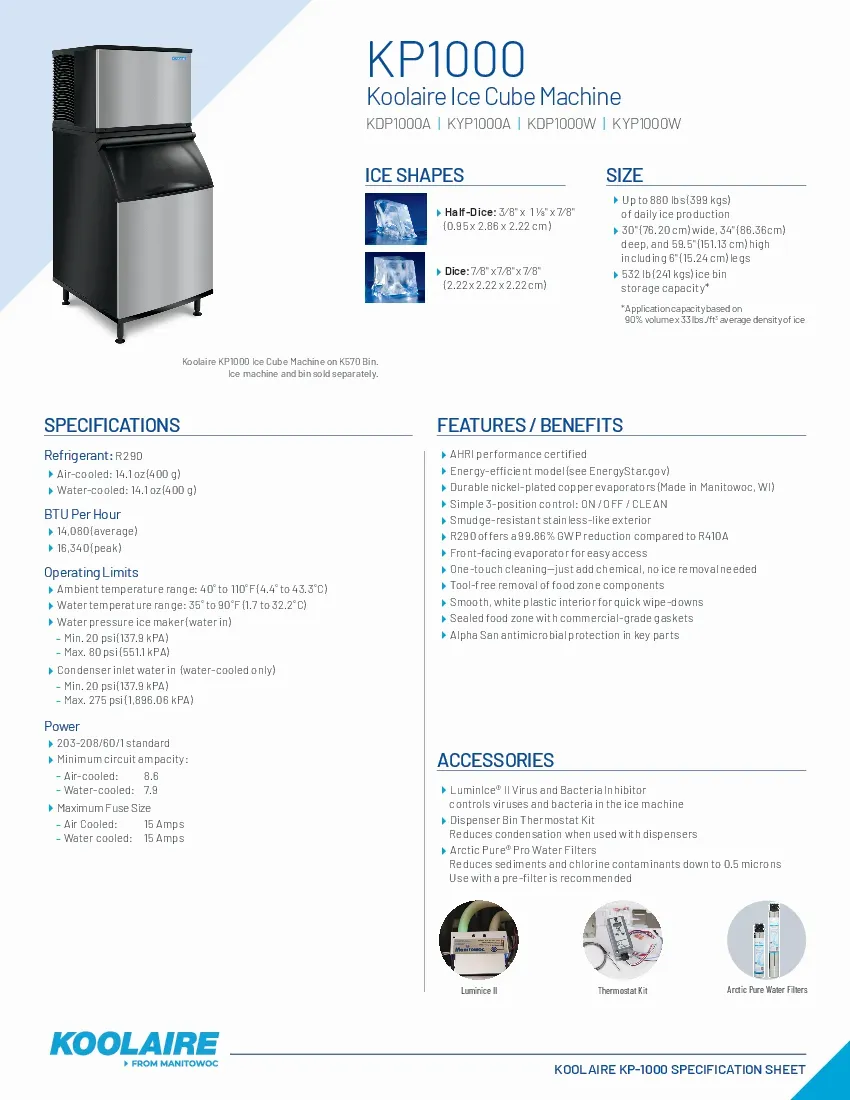 koolaire-kyp1000aspecsheet.pdf
