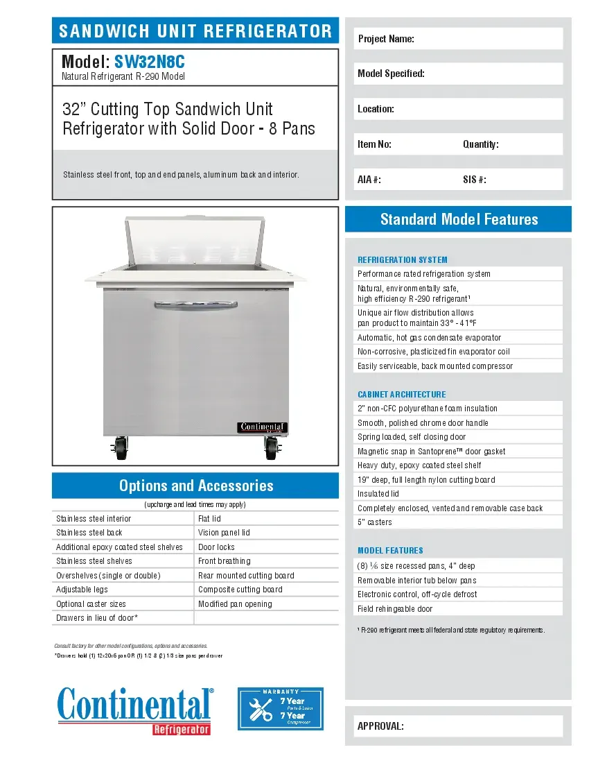 continental-refrigerator-sw32n8cspecsheet.pdf
