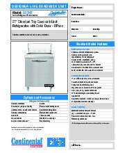 continental-refrigerator-d27n8specsheet.pdf