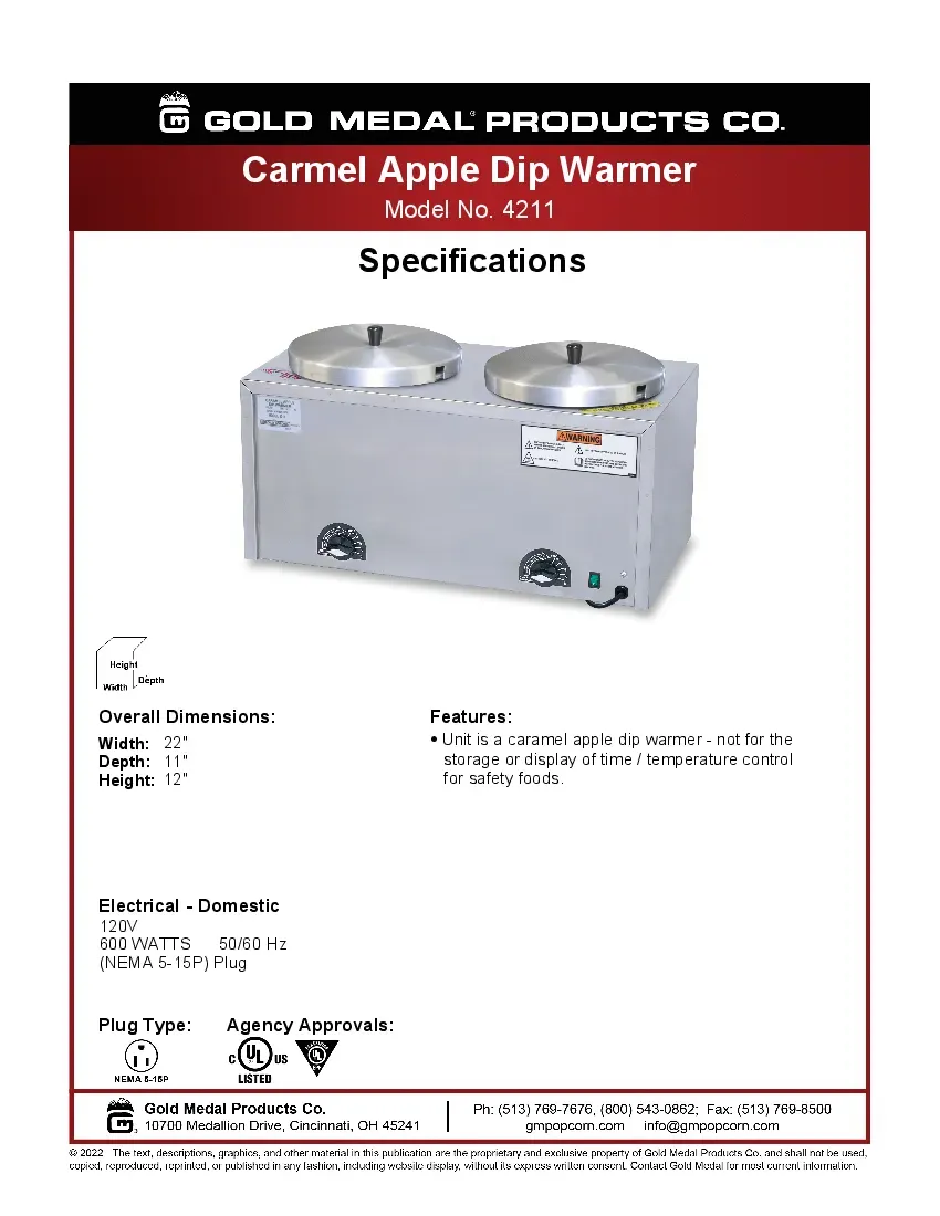 gold-medal-products-4211specsheet.pdf