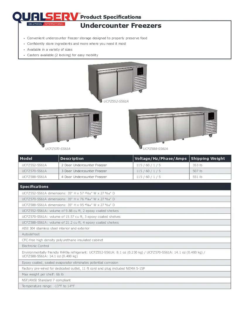 u-line-commercial-ucfz570-ss61aspecsheet.pdf