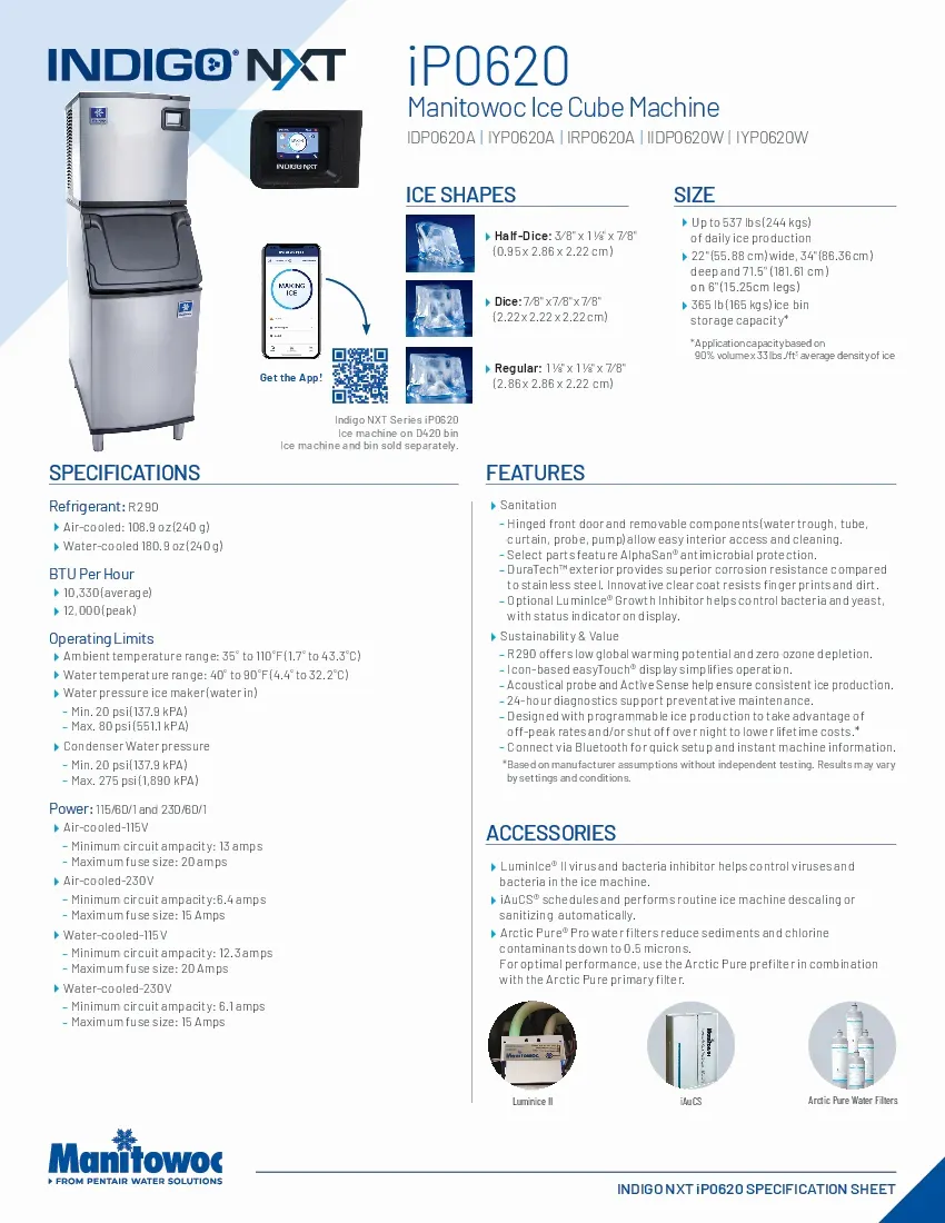 manitowoc-irp0620aspecsheet.pdf