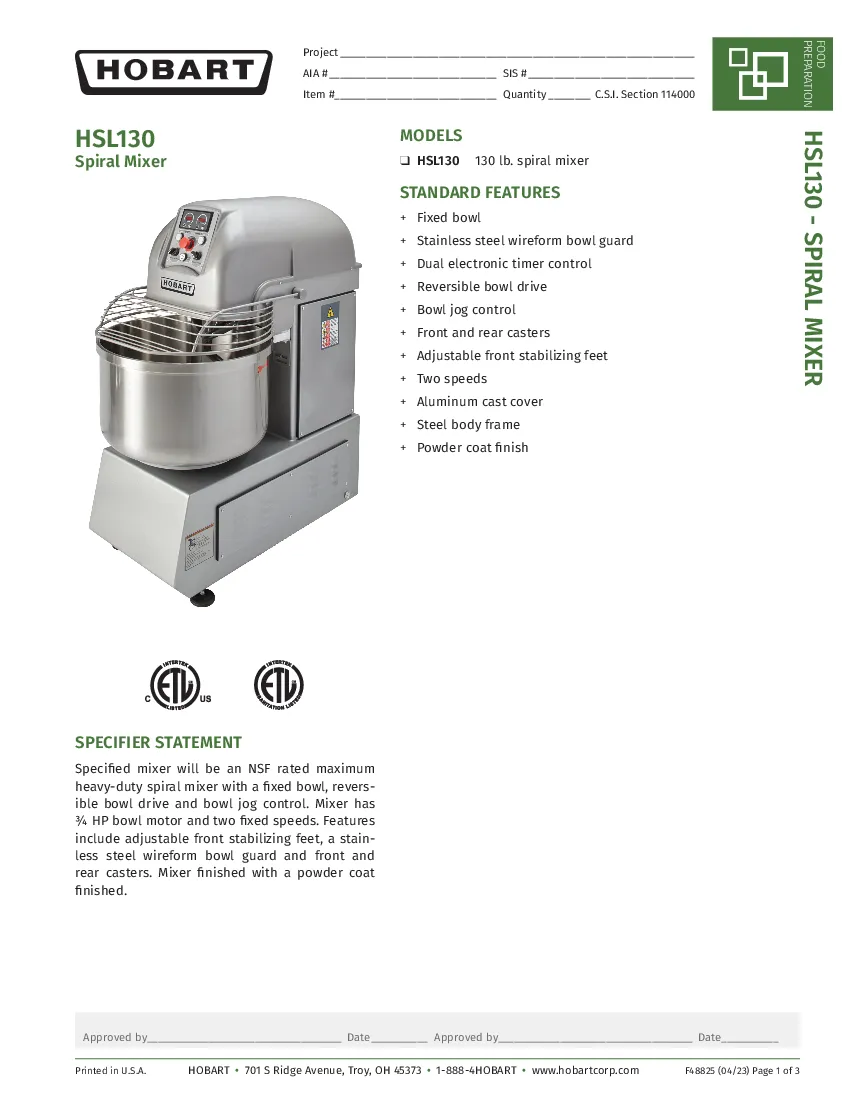 hobart-hsl130-1specsheet.pdf
