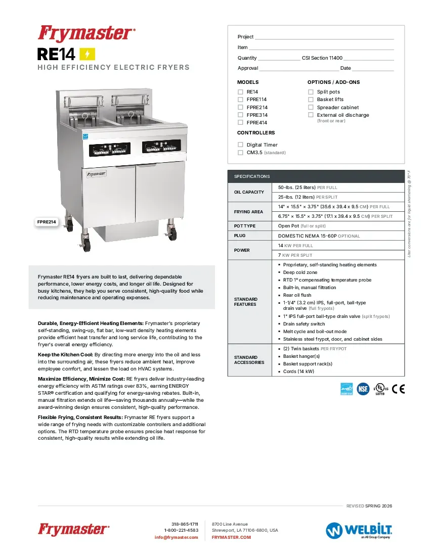 frymaster-2fqg30uspecsheet.pdf