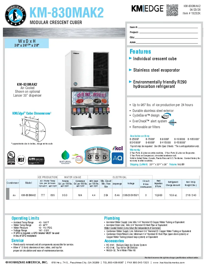 hoshizaki-km-830mak2specsheet.pdf