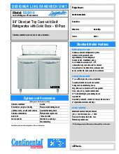 continental-refrigerator-d36n10specsheet.pdf