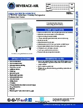 beverage-air-wtr27hcspecsheet.pdf