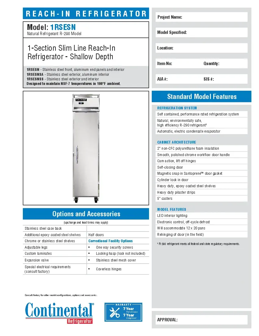 continental-refrigerator-1rsesnsaspecsheet.pdf