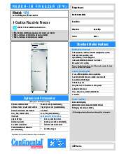 continental-refrigerator-1fnsaspecsheet.pdf