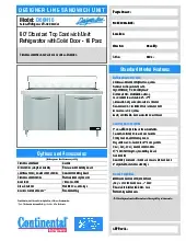 continental-refrigerator-d60n16specsheet.pdf