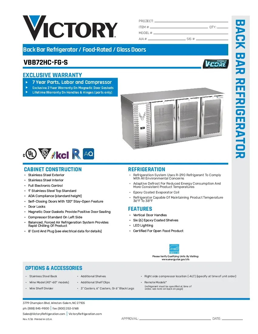 victory-refrigeration-vbb72hc-fg-sspecsheet.pdf