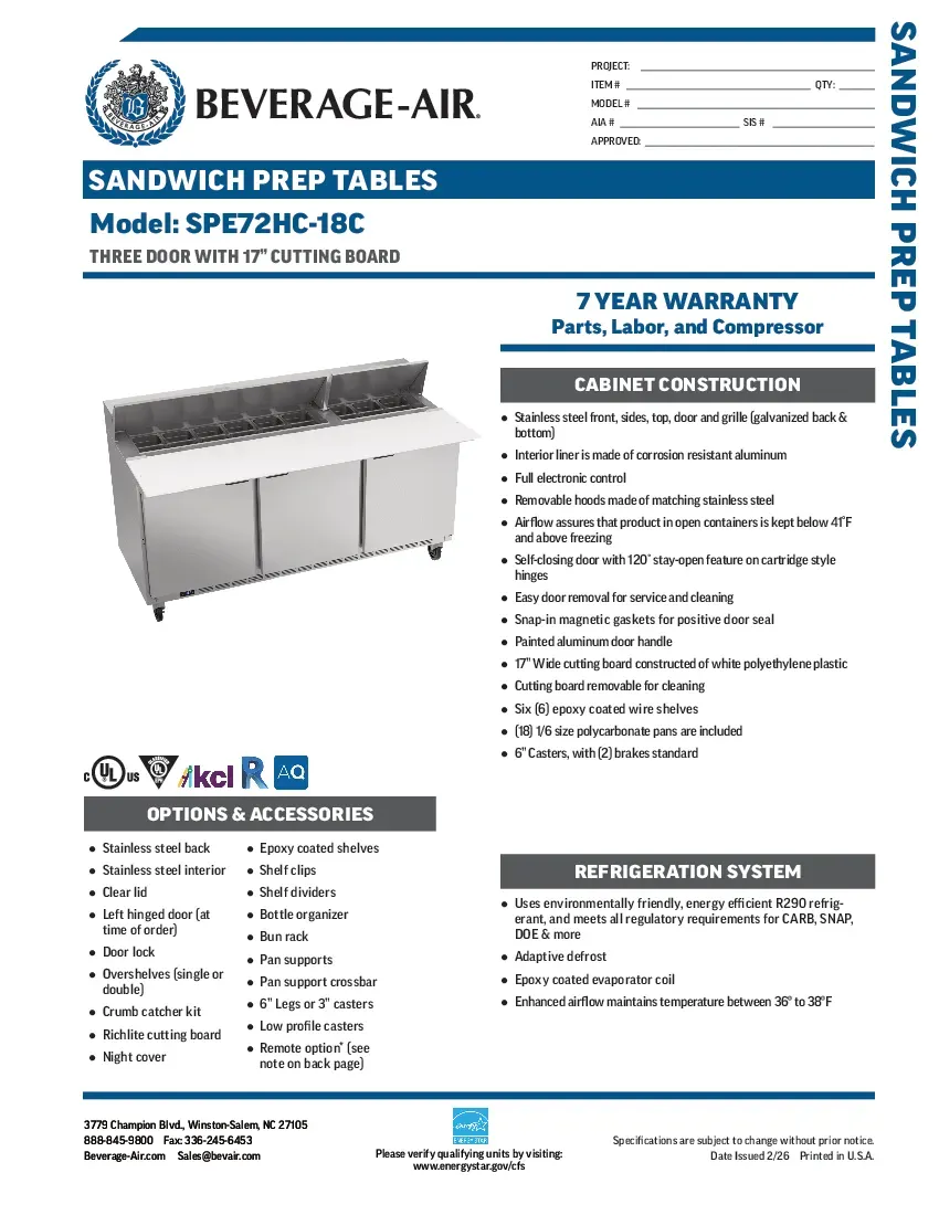 beverage-air-spe72hc-18cspecsheet.pdf