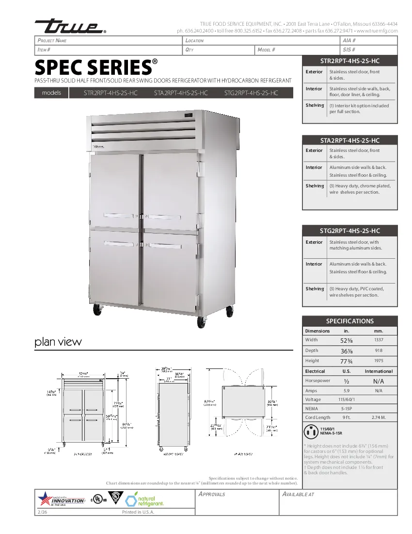 true-str2rpt-4hs-2s-hcspecsheet.pdf