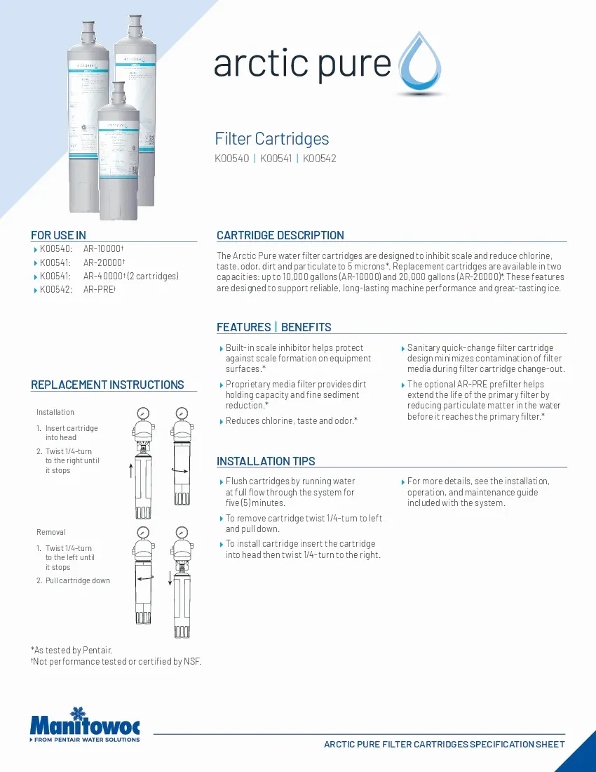 manitowoc-k00542specsheet.pdf