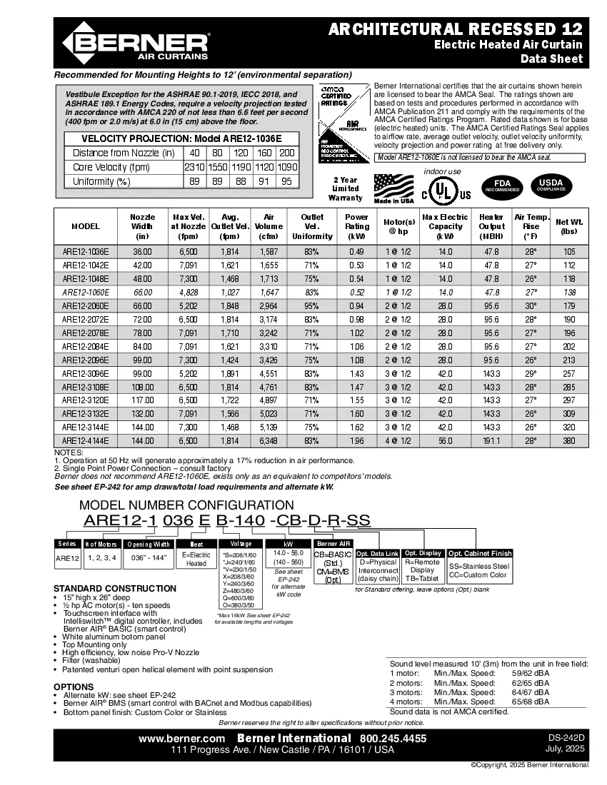 berner-are12-1036especsheet.pdf