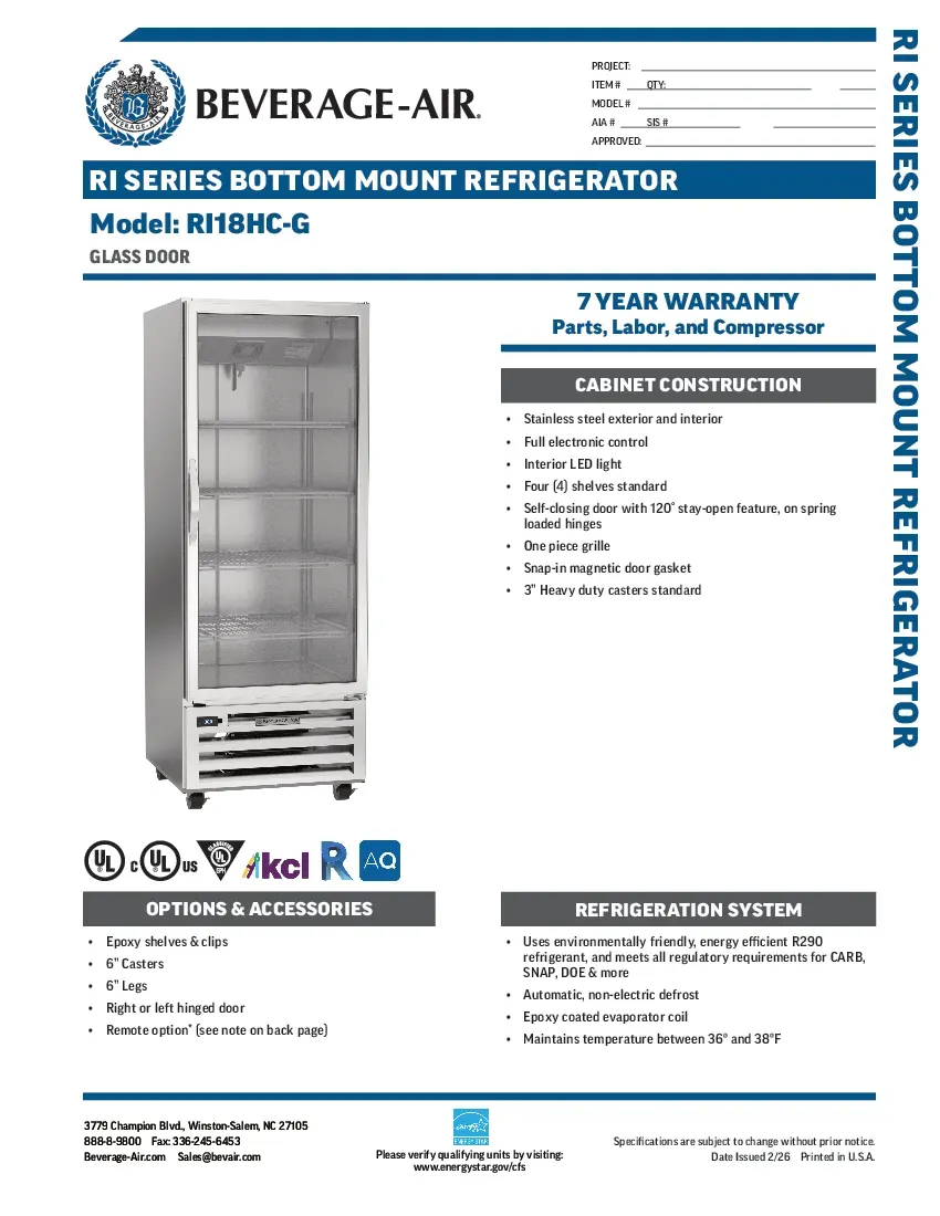 beverage-air-ri18hc-gspecsheet.pdf