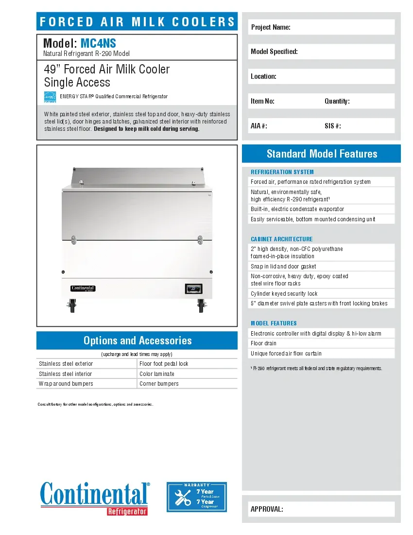 continental-refrigerator-mc4nsspecsheet.pdf