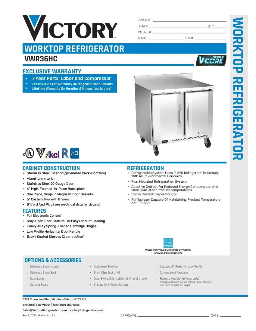 victory-refrigeration-vwr36hcspecsheet.pdf