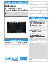 continental-refrigerator-ucf48n-bspecsheet.pdf