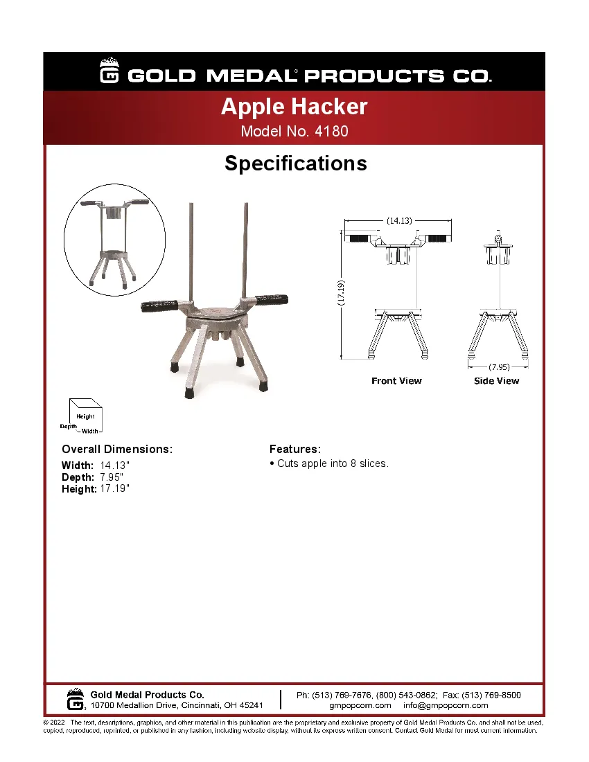 gold-medal-products-4180specsheet.pdf