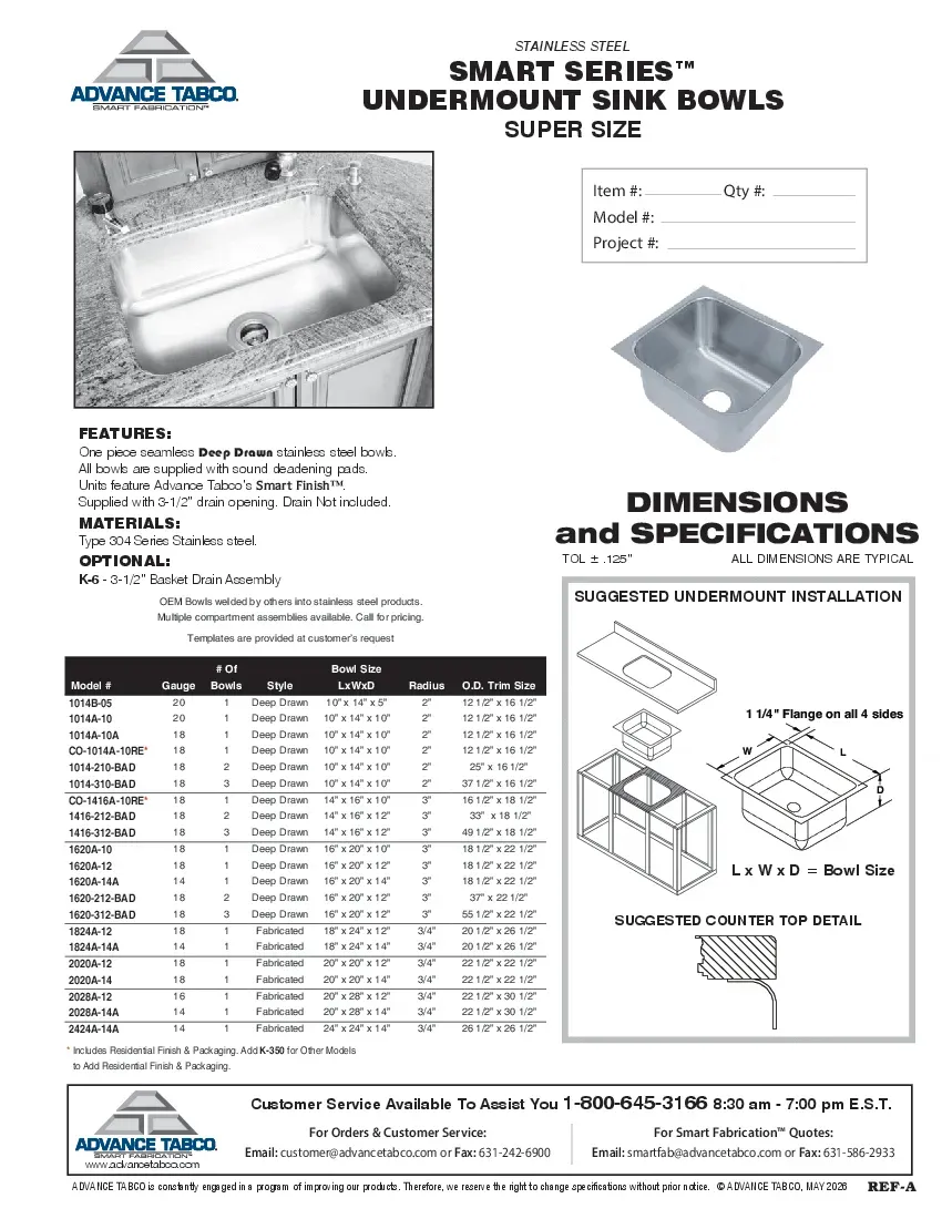 advance-tabco-1014a-10aspecsheet.pdf