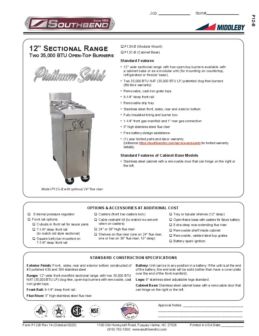 southbend-p12c-bspecsheet.pdf