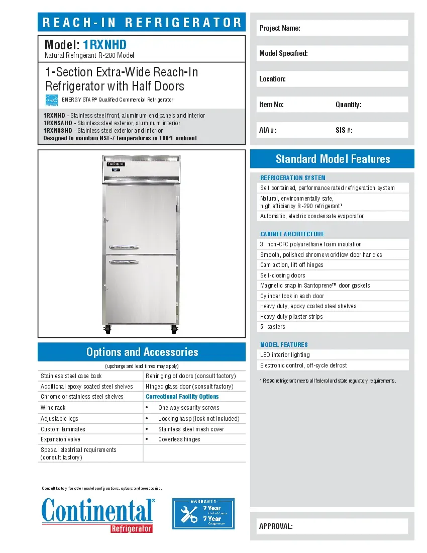 continental-refrigerator-1rxnsahdspecsheet.pdf