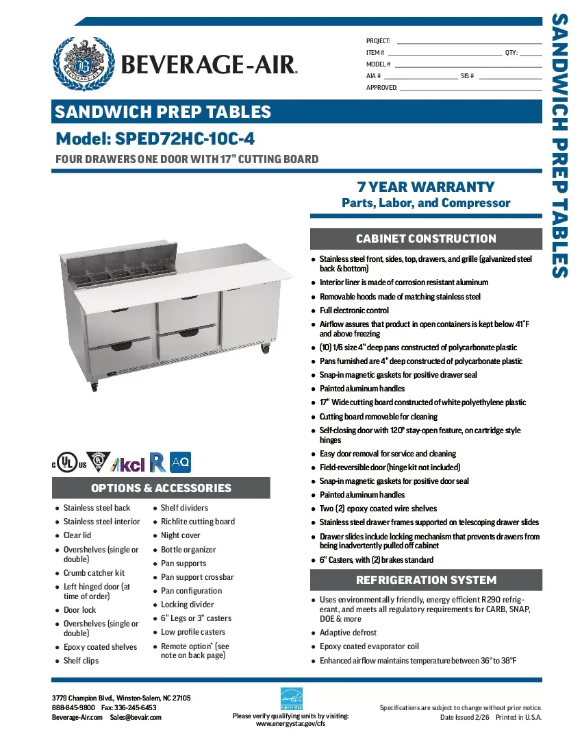 beverage-air-sped72hc-10c-4specsheet.pdf
