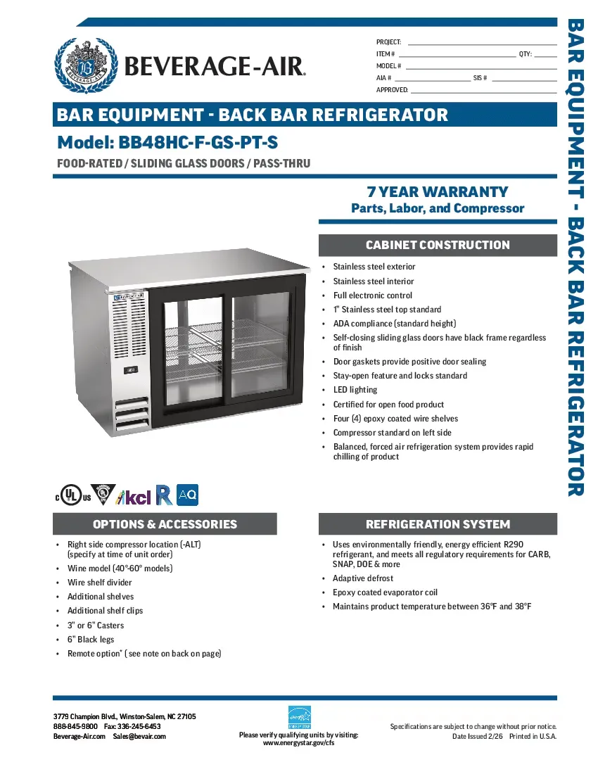 beverage-air-bb48hc-f-gs-pt-sspecsheet.pdf