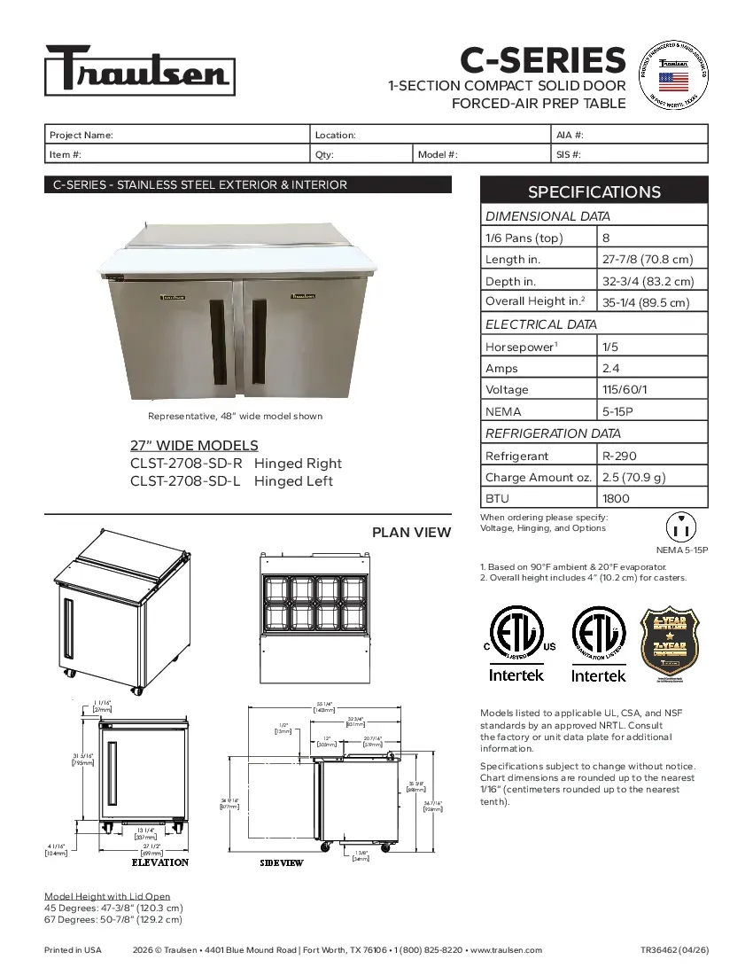 traulsen-clst-2708-sd-lspecsheet.pdf