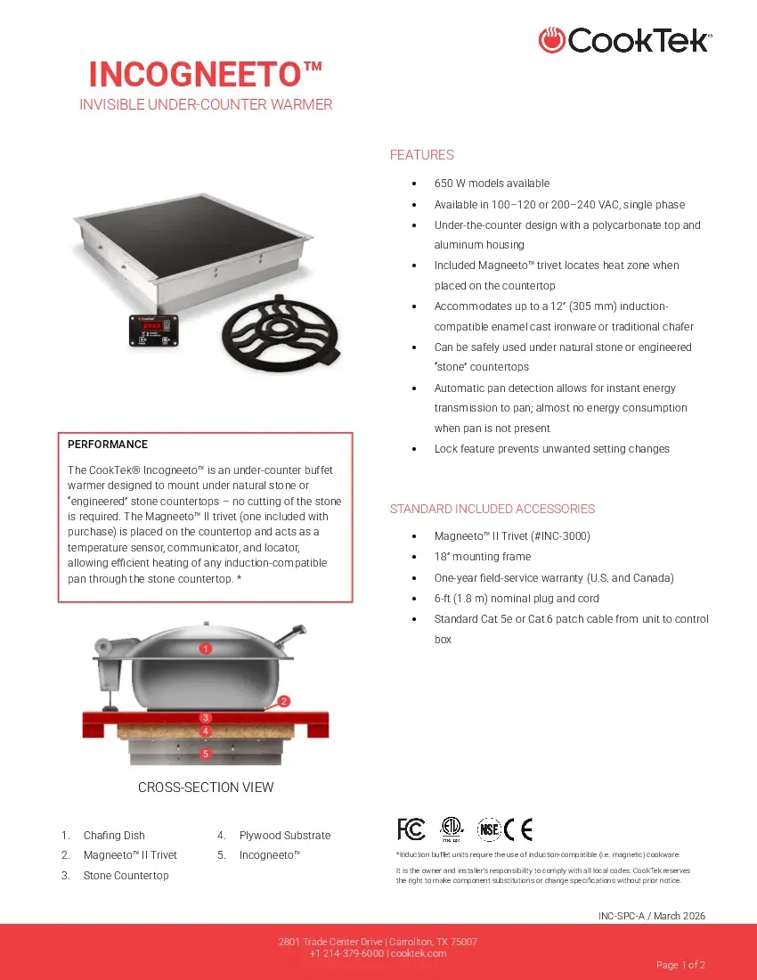 cooktek-660901specsheet.pdf