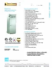 traulsen-rih132h-fhsspecsheet.pdf