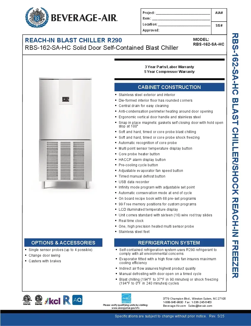 beverage-air-rbs-162-sa-hcspecsheet.pdf