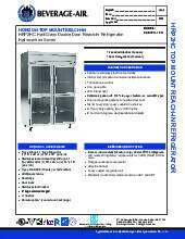 beverage-air-hrp2hc-1hgspecsheet.pdf